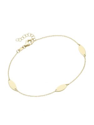 Armband mit navetteförmigen Elementen, Gold 375 Luigi Merano Gold