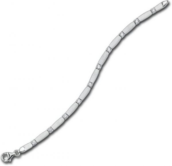 Balia Silberarmband "D2BAA0001SW Balia Armband für Damen mattiert" (Armband, Armband), Echtgold Armband ca. 18,8cm, Silber 925