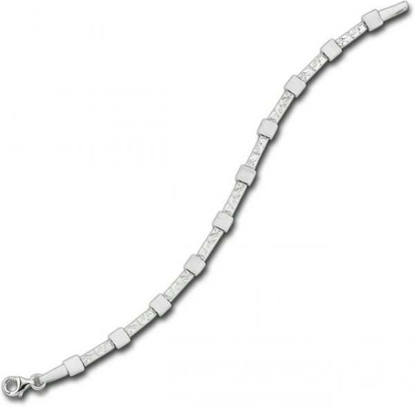 Balia Silberarmband "D2BAA0002SO Balia Armband für Damen mattiert" (Armband, Armband), Echtgold Armband ca. 19cm, Silber 925