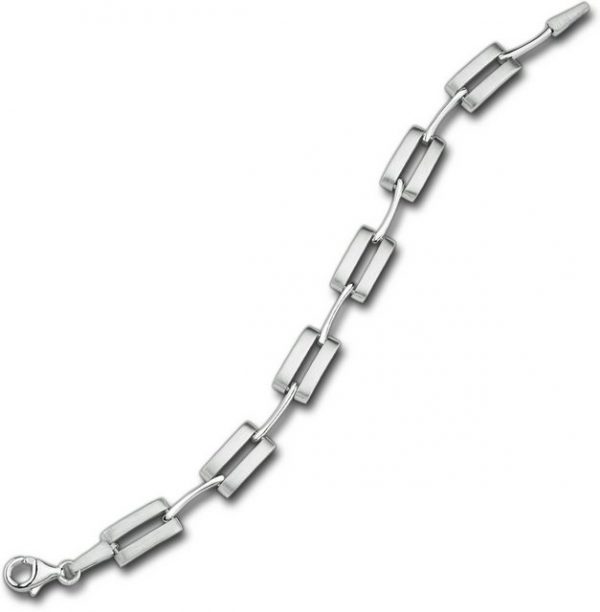 Balia Silberarmband "D2BAA0007SP Balia Armband für Damen mattiert glanz" (Armband, Armband), Echtgold Armband (Kette) ca. 18,8cm, Silber 925