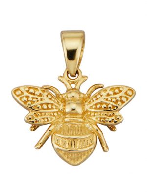 Bienen-Anhänger in Gelbgold 585 Diemer Gelbgold