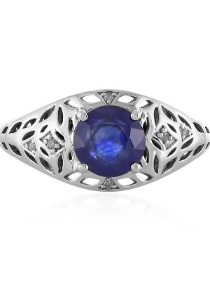 Blauer Madagaskar-Saphir-Goldring (Ornaments by de Melo)