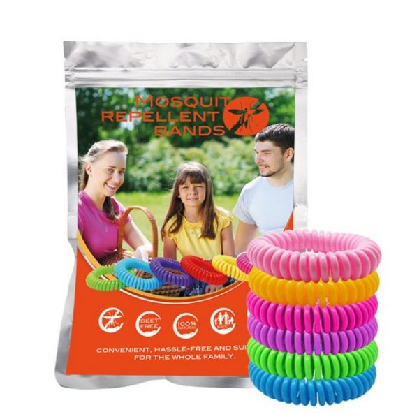 Brightake Armbandage "Mückenschutz Armband (12 Stück) Anti Mückenarmband zum Schutz gegen Mücken Camping wandern Zubehör" (12-tlg)