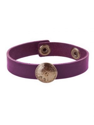 Brigitte von Boch Armband "Miraver Lederarmband Lila"