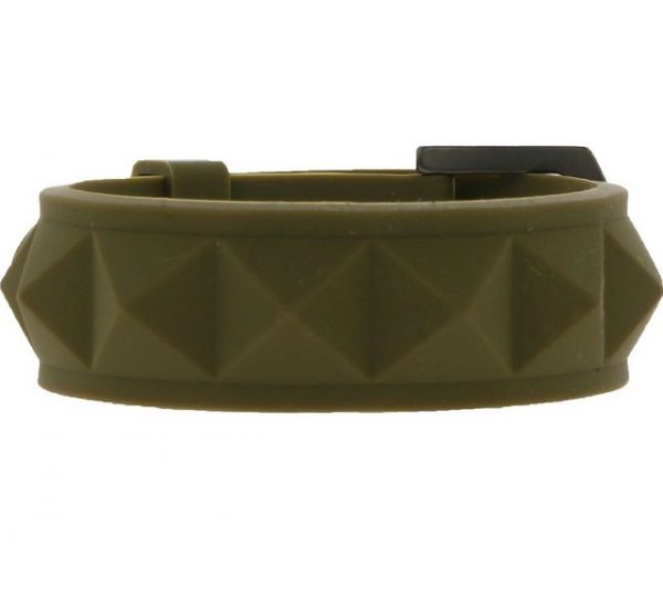 C3 Armband "C3 Arm-Schmuck schönes Silikon-Armband mit Schnallen-Verschluss Mode-Schmuck Oliv Grün"