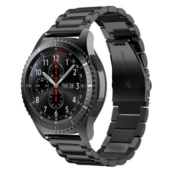 Cadorabo Smartwatch-Armband "20 mm Armband Universal Smartwatch Edelstahl", Smartwatch Ersatzarmband - 20mm - Edelstahl