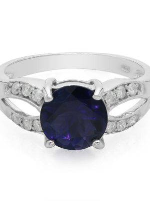 Ceylon-Iolith-Silberring