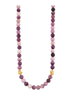 Collier mit Fluorit und Pyrit Multicolor 1