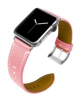 CoverKingz Smartwatch-Armband "Leder Armband für Apple Watch 49/45/44/42mm Retro Series Ultra/8/7/6/SE/5/4 Rosa"