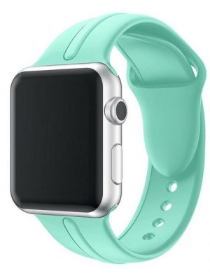 CoverKingz Smartwatch-Armband "Sportarmband für Apple Watch 41/40/38mm Silikon Armband Series 8/7/6/SE/5/4 Mint"