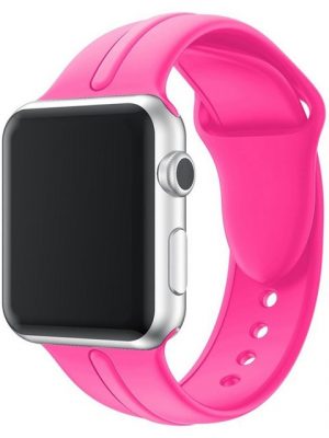 CoverKingz Smartwatch-Armband "Sportarmband für Apple Watch 49/45/44/42mm Silikon Series Ultra/8/7/6/SE/5 Pink"
