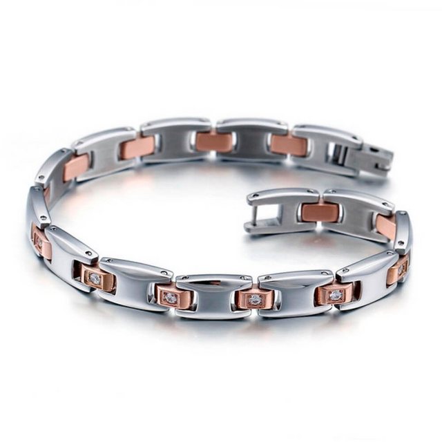 DALMARO.de Edelstahlarmband "Edelstahl Armband SAGA" (Edelstahl, Handgefertigt, Stilvoll), Damen Armband inkl. Schmuckschachtel DALMARO.de Edelstahlarmband "Edelstahl Armband SAGA" (Edelstahl, Handgefertigt, Stilvoll), Damen Armband inkl. Schmuckschachtel