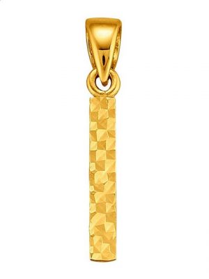 DIEMER GOLD Kettenanhänger "Buchstaben-Anhänger "I""