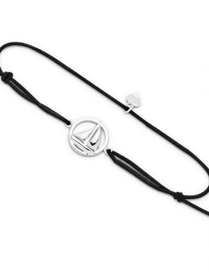 DUR Armband "DUR Schmuck: Armband "Ahoi" Segelschiff, Elastik, 925er Sterlingsilber A1627"
