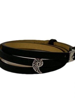 DUR Armband "DUR Schmuck: Armband, Lederarmband schwarz mit Lavasandelement A1598"