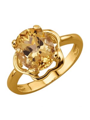 Damenring mit Beryll Diemer Gelbgold