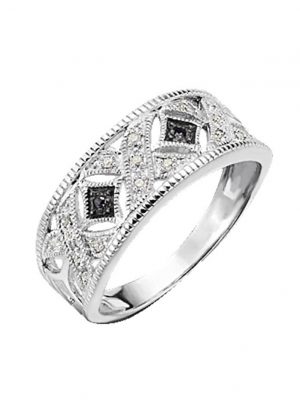 Damenring mit Diamanten Gemondo Silber