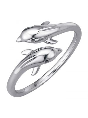Delfin-Ring in Platin 950 Diemer Platin