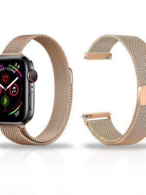 Diida Smartwatch-Armband "Uhrenarmband,Watch Band,Armband,Uhrenarmbänder, Geeignet für Apple Watch 1/2/3/4/5/6/7/SE Generation usw., Edelstahl, magnetische Saugkraft, 38 x 40 x 41 mm, Vintage-Gold"
