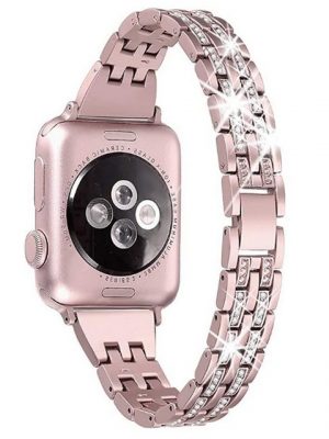 ELEKIN Smartwatch-Armband "Bling Diamant Bands,für Frauen Apple Watch Armband SE 7654321"