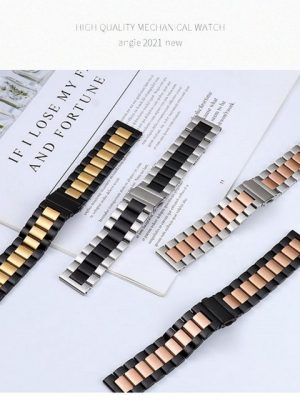 ELEKIN Smartwatch-Armband "Edelstahl Armband Kompatible für Huawei GT 2/Huawei Watch GT2 Pro"