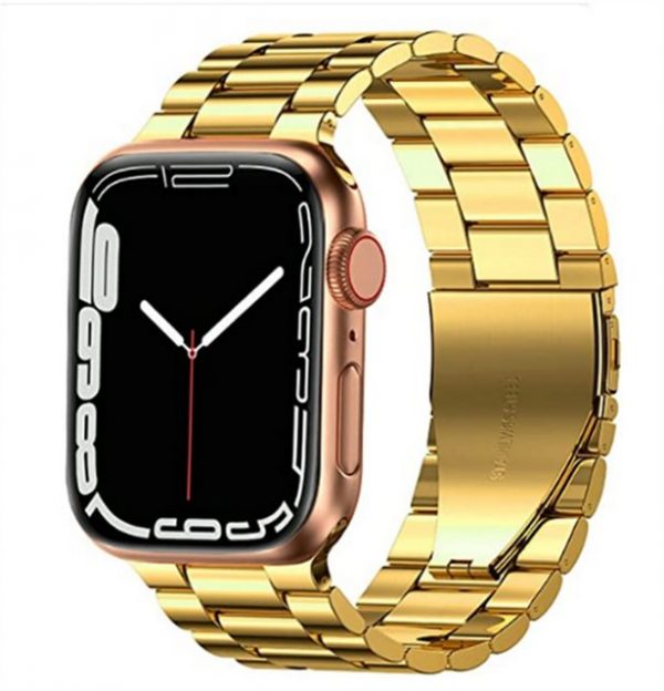 ELEKIN Smartwatch-Armband "Edelstahl-Metallarmband für Apple Watch 45/44/42/41/40/38 mm, Apple Watch Armband für Apple Watch Serie 7, Apple Watch Serie 6, Apple Watch Serie 5/4/3/2/1"