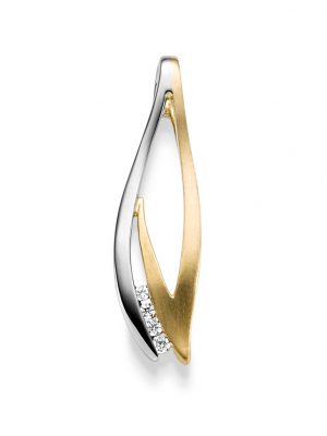 ELLA Juwelen Anhänger - V160-A 585 Gold, Zirkonia gold
