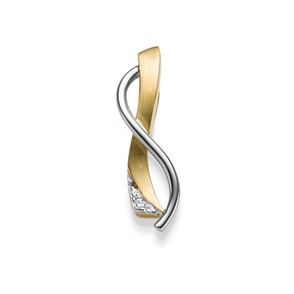 ELLA Juwelen Anhänger - V162-A 585 Gold, Zirkonia gold