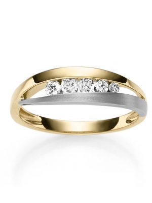 ELLA Juwelen Ring - 50 585 Gold, Zirkonia gold