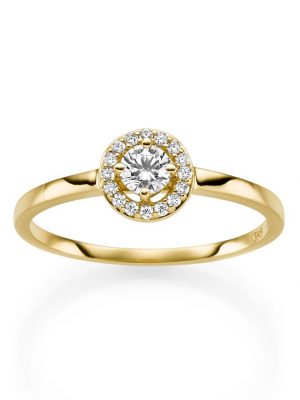 ELLA Juwelen Ring - 50 585 Gold, Zirkonia gold