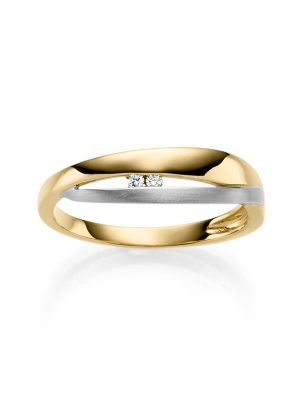 ELLA Juwelen Ring - 54 585 Gold, Zirkonia gold