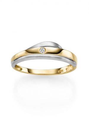 ELLA Juwelen Ring - V3-R 585 Gold bicolor