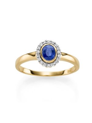 ELLA Juwelen Ring - V51-R 585 Gold, Diamant, Edelstein gold