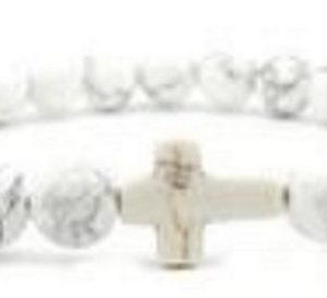 ENGELSINN Armband "MEN Cross White" (1-tlg)