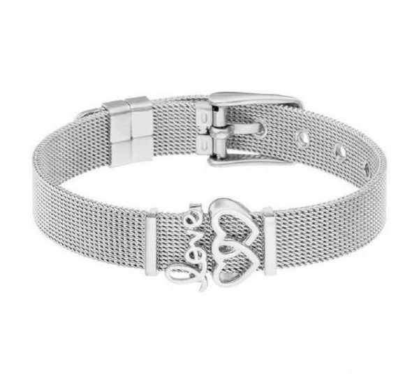 ENGELSINN Armband "Mesharmband Love Silber" (1-tlg)