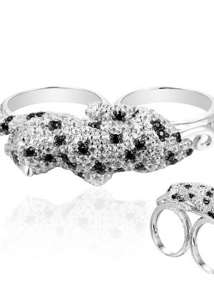 Edelstein-Silberring (Dallas Prince Designs)