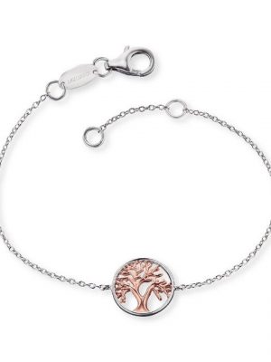 Engelsrufer Perlenarmband "Engelsrufer Armband ERB-LILTREE-BICOR Lebensbaum Silber rosévergoldet"