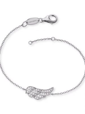 Engelsrufer Perlenarmband "Engelsrufer Armband ERB-LILWING-ZI Silber mit Flügel"