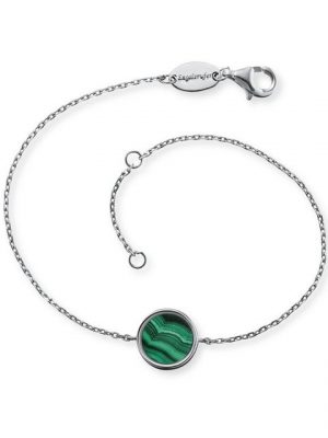 Engelsrufer Perlenarmband "Engelsrufer Armband Powerful Stone ERB-LILGEM-ML mit Malachit Silber"