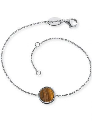 Engelsrufer Perlenarmband "Engelsrufer Armband Powerful Stone ERB-LILGEM-TE mit Tigerauge"