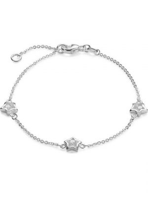 FAVS Silberarmband "FAVS Mädchen-Armband 925er Silber 3 Zirkonia"