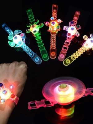 Fortunesn Uhrenarmband "12 Pcs LED Leuchtspielzeug Partyartikel Set für Kinder,LED Blinkleucht Leuchten Armbänder,Kinder LED Flash Light Armband,für Weihnachten, Feiern Neujahrsparty, Geburtstag, Party, Hallowen."