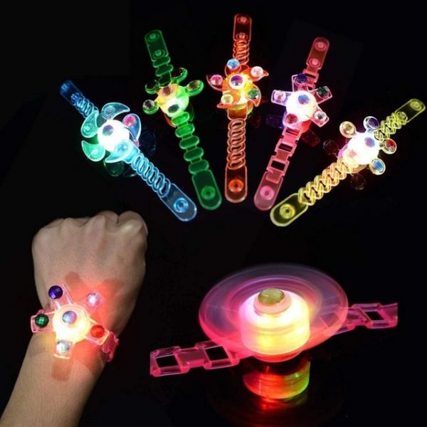 Fortunesn Uhrenarmband "12 Pcs LED Leuchtspielzeug Partyartikel Set für Kinder,LED Blinkleucht Leuchten Armbänder,Kinder LED Flash Light Armband,für Weihnachten, Feiern Neujahrsparty, Geburtstag, Party, Hallowen."