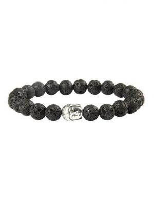 GOOD.designs Armband "Buddha Tigerauge Natursteinarmband", Naturstein