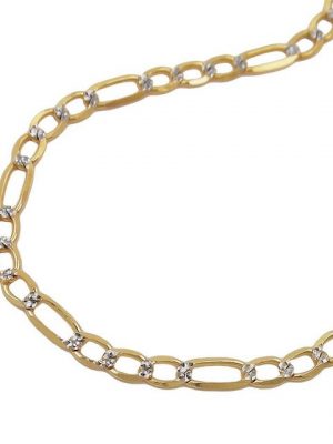 Gallay Armband "Armband 2,7mm Figaro-Panzer bicolor 14Kt GOLD 19cm"