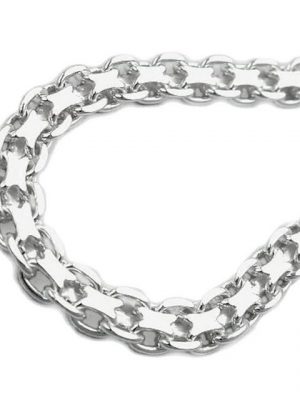 Gallay Armband "Armband 4,6mm Bismarckkette Silber 925 19cm"