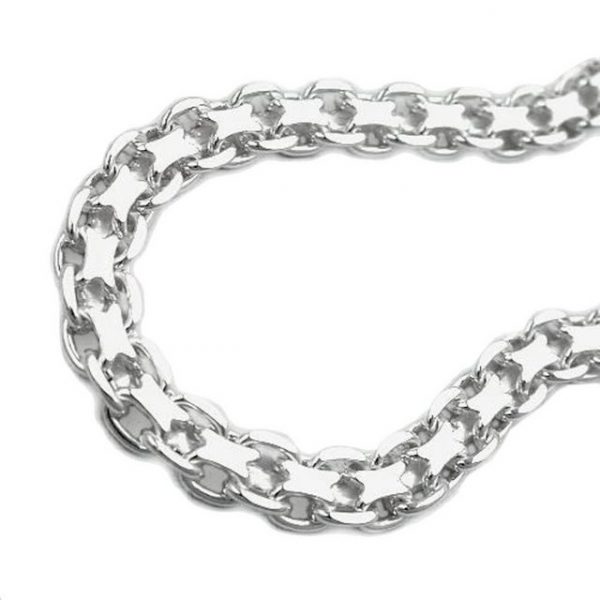 Gallay Armband "Armband 4,6mm Bismarckkette Silber 925 19cm"