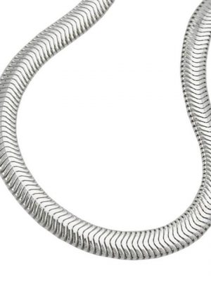 Gallay Armband "Armband 4mm Schlangenkette flach glänzend Silber 925 19cm"