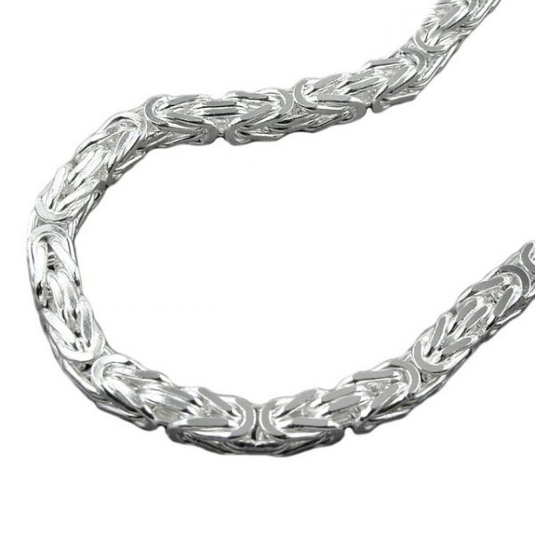 Gallay Armband "Armband 5mm Königskette vierkant glänzend Silber 925 21cm"