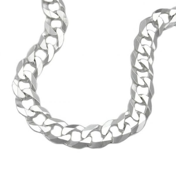 Gallay Armband "Armband 6,7mm Panzerkette flach Silber 925 21cm"